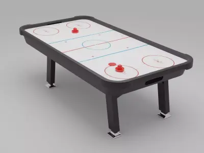 3D Air Hockey Table - Blender 3D model