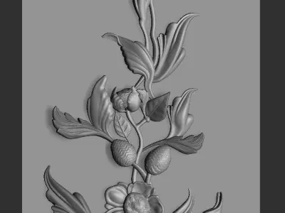   wall decoration flower 3D print model