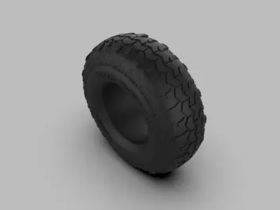 Super Swamper TSL SX Bias rc tire 3D print model