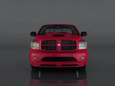 Dodge Ram Low-poly 3D model