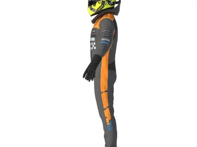 F1 McLaren Suit 2023 3D model