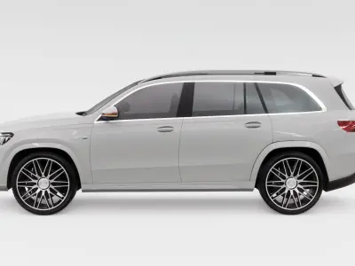 Mercedes benz gls63 amg 2024 3D model