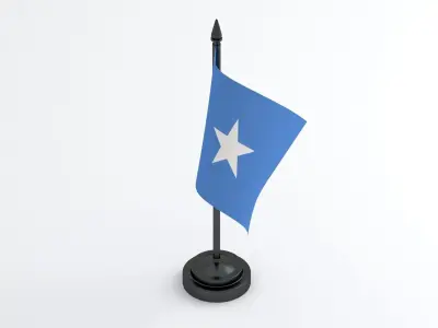 Table Flag Somalia 3D model