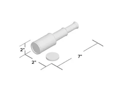 Whitford Decorative Telescope 3D model