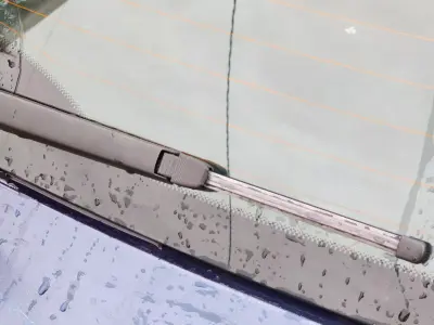 Rear wiper blade retainer clip 3D print model