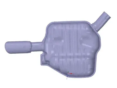 AUDI A6 Muffler 3D print model