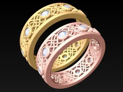Wedding Rings - N110440 3D print model