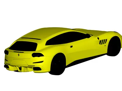 FERRARI GTC4  3D model