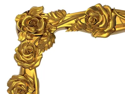 carved frame  3D model shop
