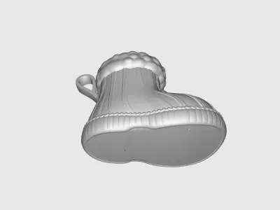 Christmas Stocking Boot Festive Mini Holiday Decoration 3D print model