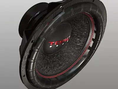 Toro 12 in Subwoofer- High Poly Free 3D model