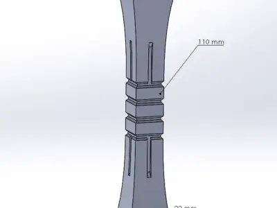 Set of antique columns 3D model