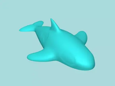 Orca Killer Whale - Wall Decor - Decoration 3D print model
