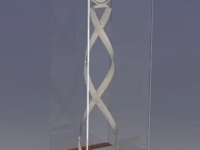 helical trophy Free 3D model