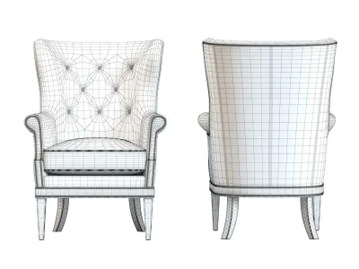Hooker Furniture - Maya Armchair 3D model
