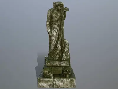 statue 5 Low-poly 3D model