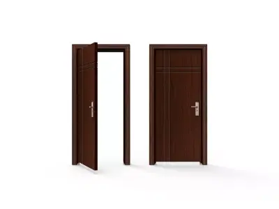 wooden  door 3D model