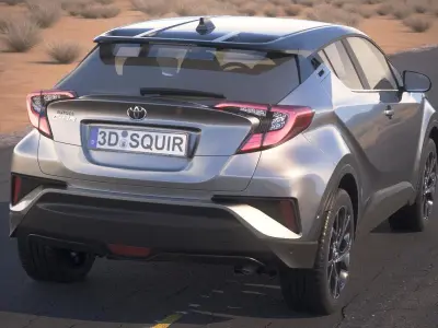 Toyota C-HR 2017 3D model