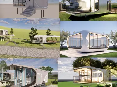 capsule room -A2 3D model