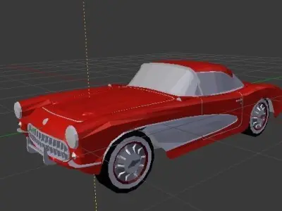 Car Model Low-poly 3D model