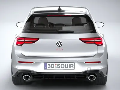 Volkswagen Golf GTI Clubsport 45 2021 3D model