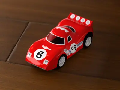 Cars and action games Toy Car 3D model