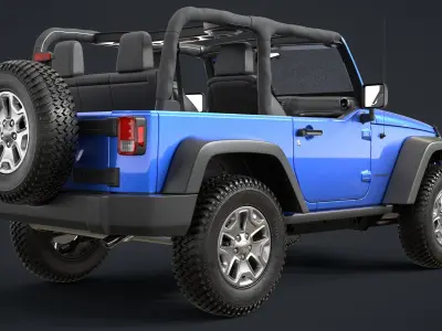 Jeep Wrangler JK 3D model