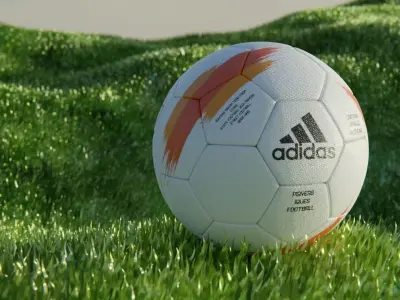Football Grass Ground 3D model
