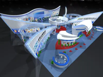 Exhibition - Area - 32X30-3DMAX2011-01 3D model