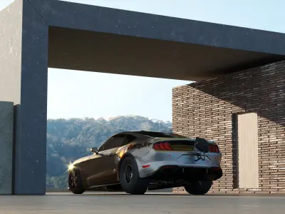 Ford Mustang CobraJet 3D model