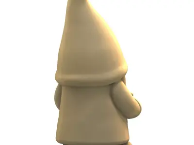 Star Gnome Holiday Ornament 3D print model