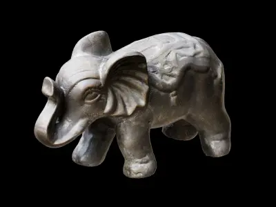 Elephant Decoration 3D model purchase