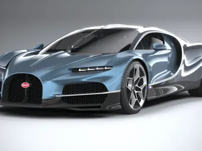 Bugatti Tourbillon 2026 LowPoly 3D model