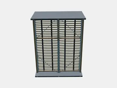 MALM Bed frame high 81 Low-poly 3D model