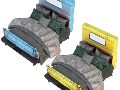 car bed 3D model