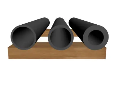 2-1 2in Pipe 3D model