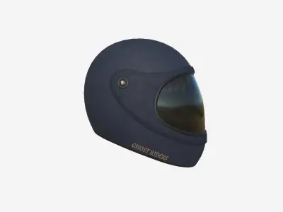 Motorcycle Helmet A05 Blue - Character Fashion Design Low-poly 3D model