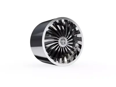 DUB SWYRL WHEEL 3D MODEL 3D print model