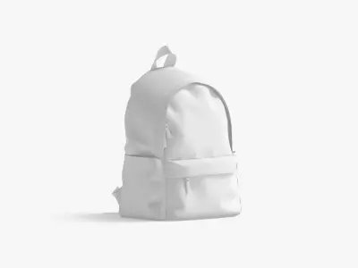 Backpack Low-poly 3D model