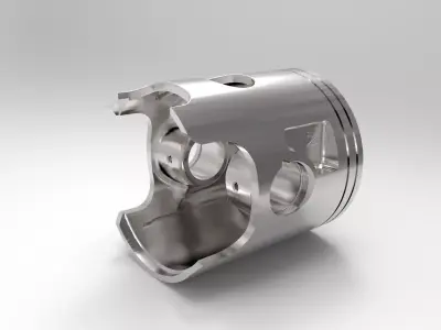 KAWASAKI KX 250 2-STROKE PISTON 3D model