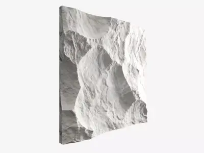338-RockPanel rock wall art 3D model