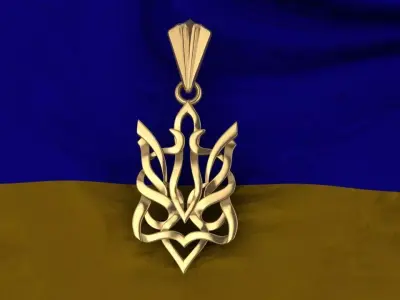 Ukrainian Trident 3D print model