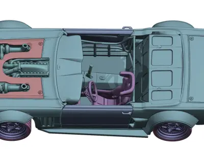 Hoonicorn V2 3d Print  3D print model