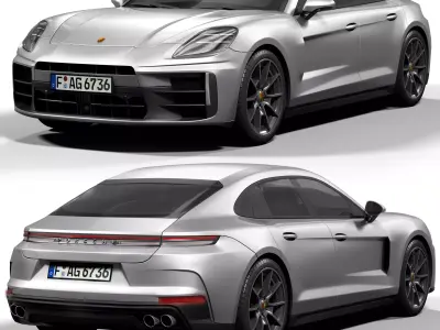 Porsch Panamera 4 2024 3D model