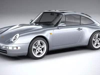 Porsche 911 993 Targa 1995 3D model