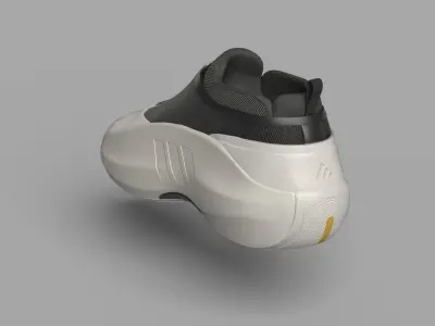 adidas CRAZY INFINITY 003 SHOES white  Low-poly 3D model