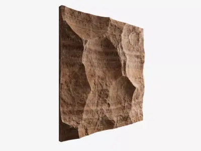 247-RockPanel sandstone wall art 3D model