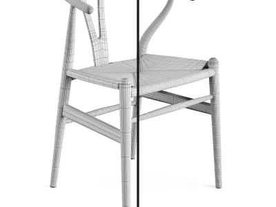 CH24 Wishbone Chair by Carl Hansen 3D model