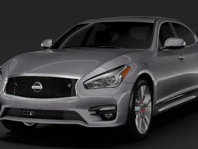 Nissan Fuga Sport Long 2018 3D model