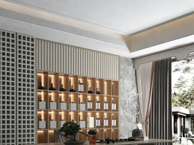 style study New Chinese 3D model